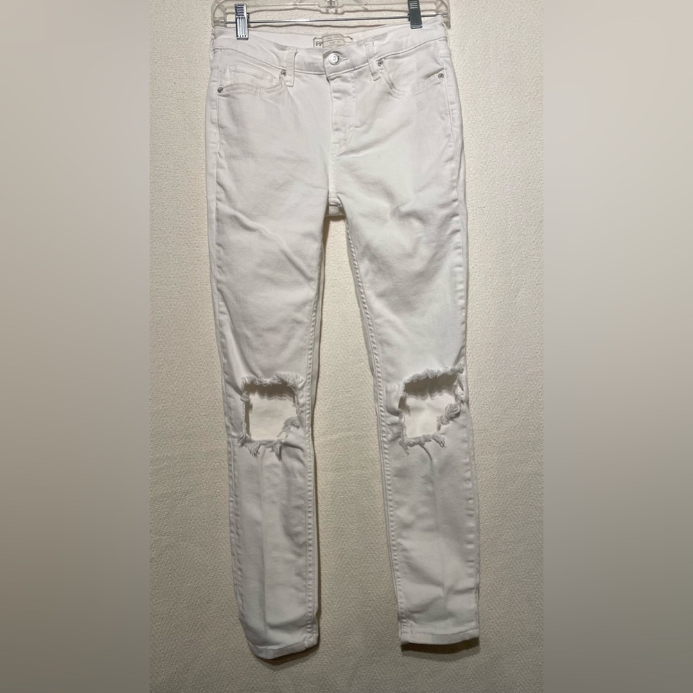 Free People White Women’s Jeans